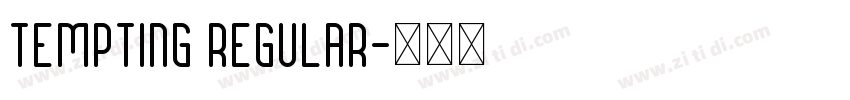 Tempting Regular字体转换
